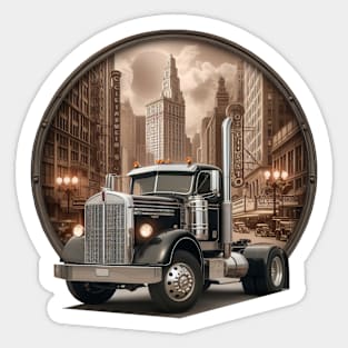 Big Rig Semi Truck 18 Wheeler Sticker